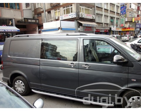 Защита порогов подножки NEWSTAR для Volkswagen Transporter T5 (длинная база)